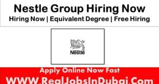 Nestle Company Dubai Jobs