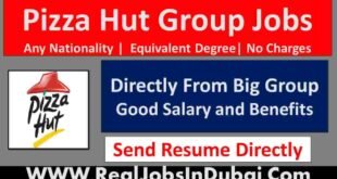 Pizza Hut Dubai Jobs