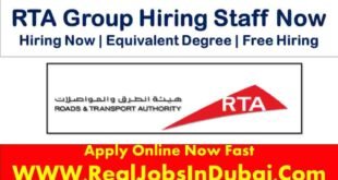 RTA Careers Dubai Jobs