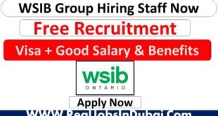 WSIB Group Jobs In Canada