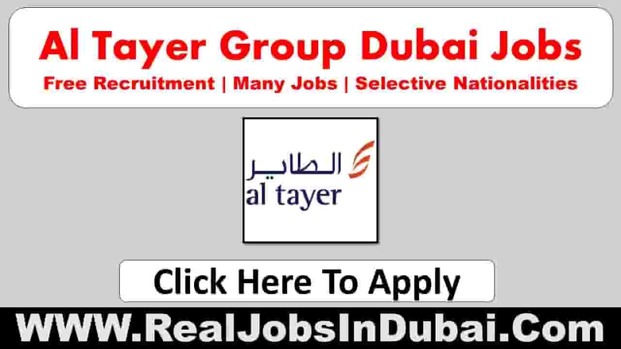 Al Tayer Group Jobs In Dubai