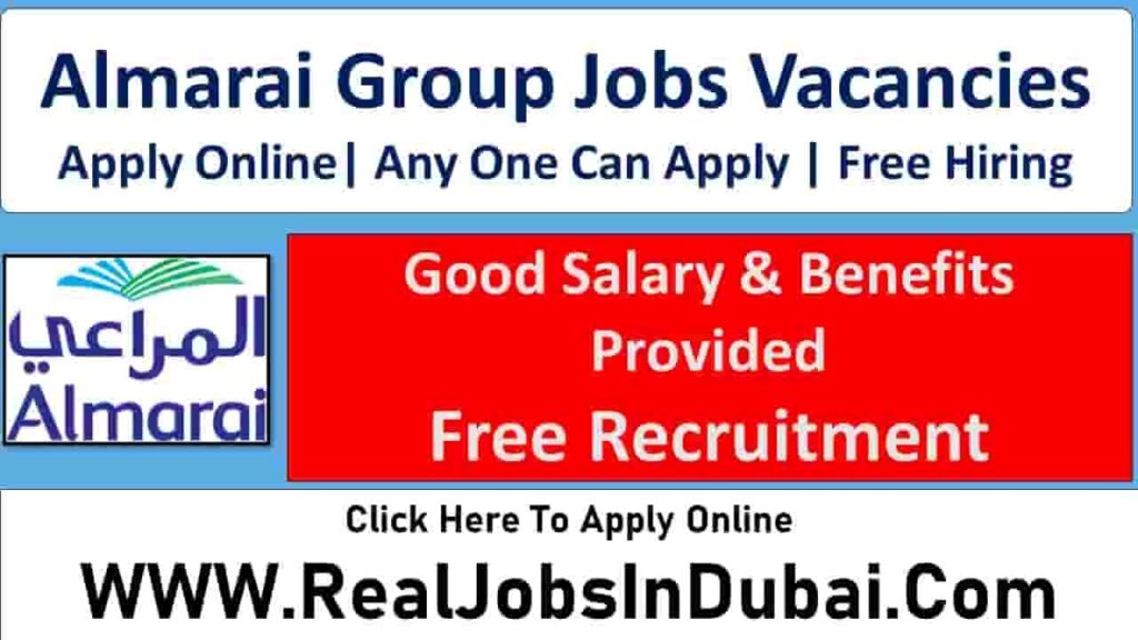 Almarai Company Job Vacancy 2024 Dubai and Saudi Arabia RealJobs