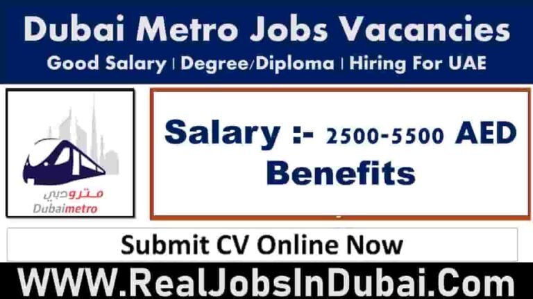 Dubai Metro Jobs Avaialbe UAE - RealJobs