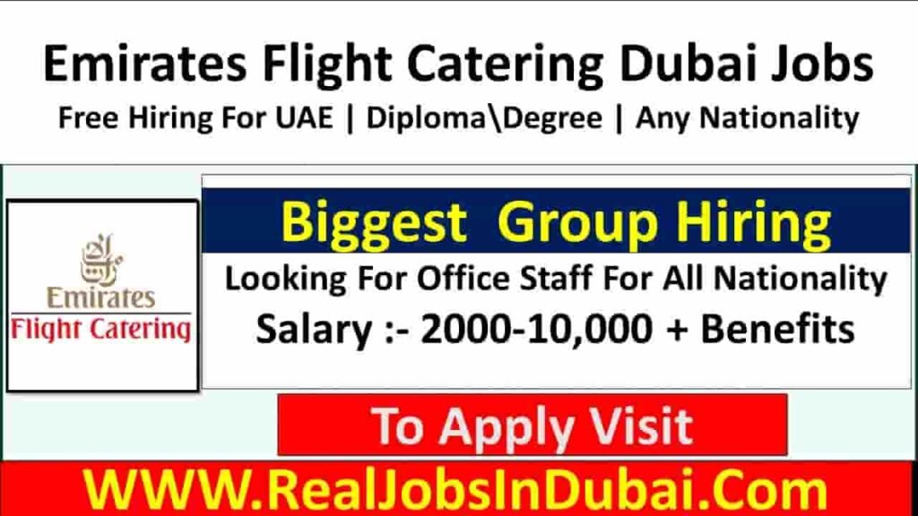 Emirates Flight Catering Careers Jobs In Dubai UAE - RealJobs