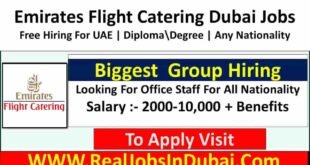 Emirates Flight Catering Dubai Jobs