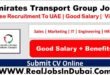Emirates Transport Jobs In Dubai