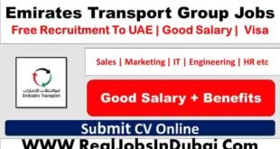 Emirates Transport Jobs In Dubai