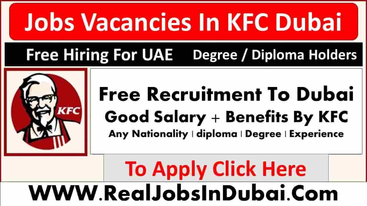KFC Jobs In Dubai