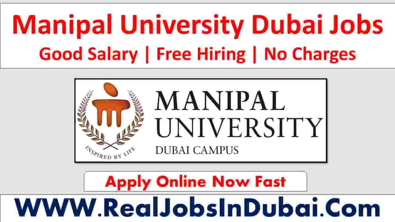 Manipal University Dubai Jobs