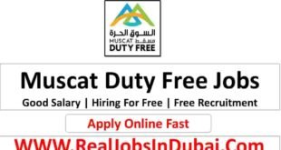 Muscat Duty Free Jobs