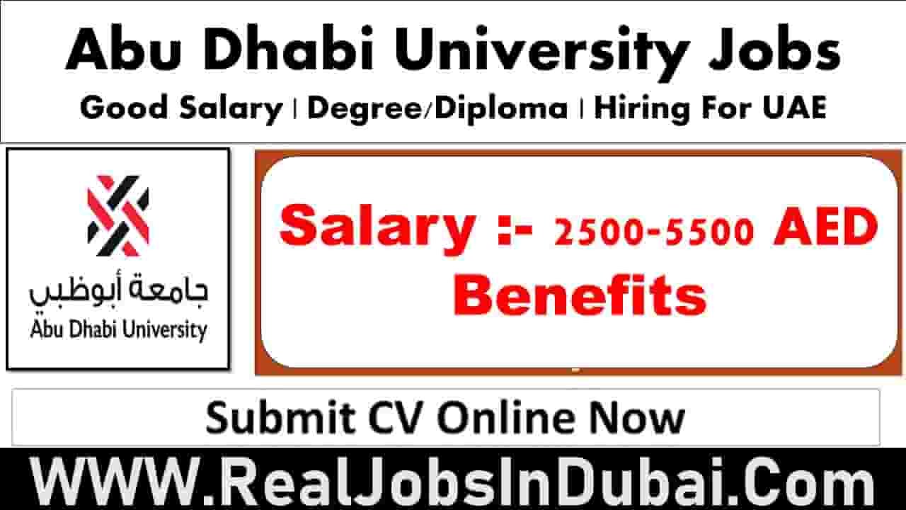 Abu Dhabi University Jobs In Abu Dhabi