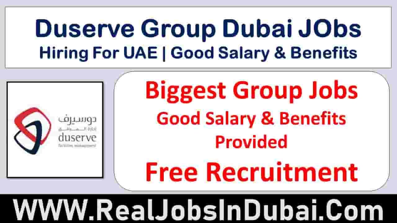 Duserve Group jobs In Dubai