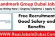 Landmark Group Jobs In Dubai