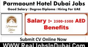 Paramount Hotel Dubai Jobs