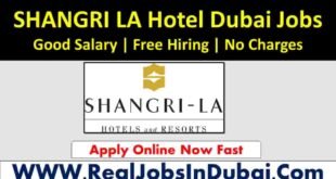 Shangri La Hotel Jobs In Dubai