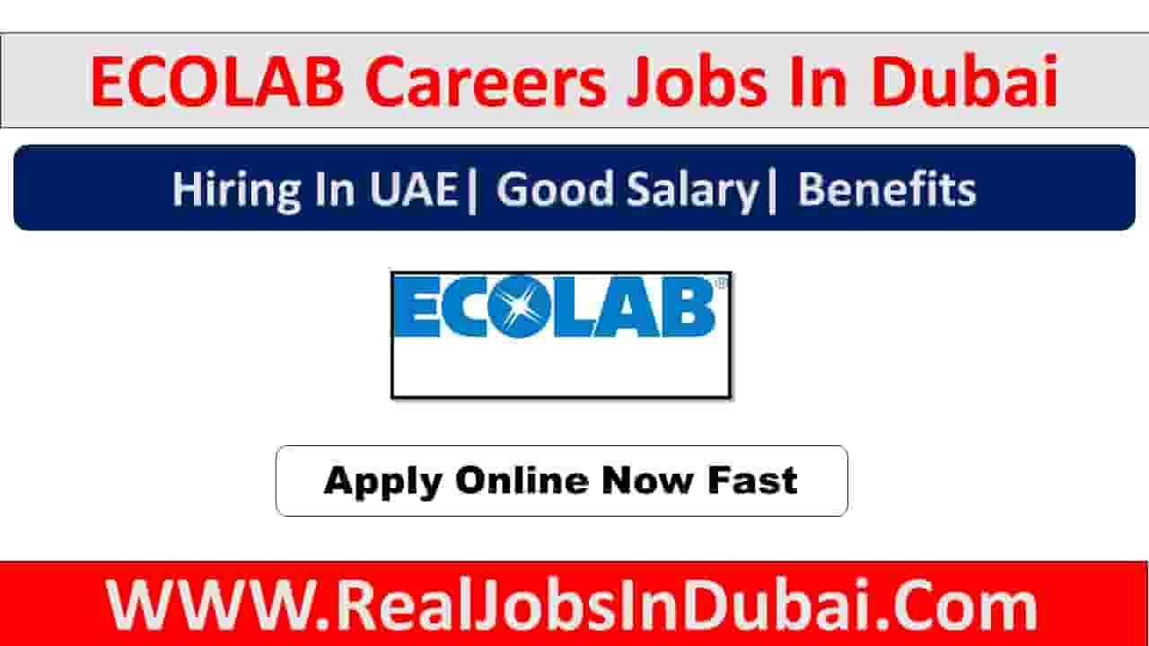 Ecolab Careers Jobs Vacancies In Dubai 2024 RealJobs