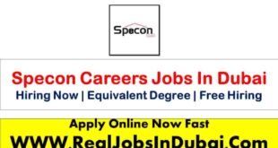 Specon Careers Jobs In Dubai