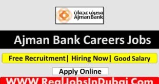 Ajman Bank Jobs In UAE